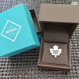 Birks Silver Toronto Maple Leafs Lapel Pin